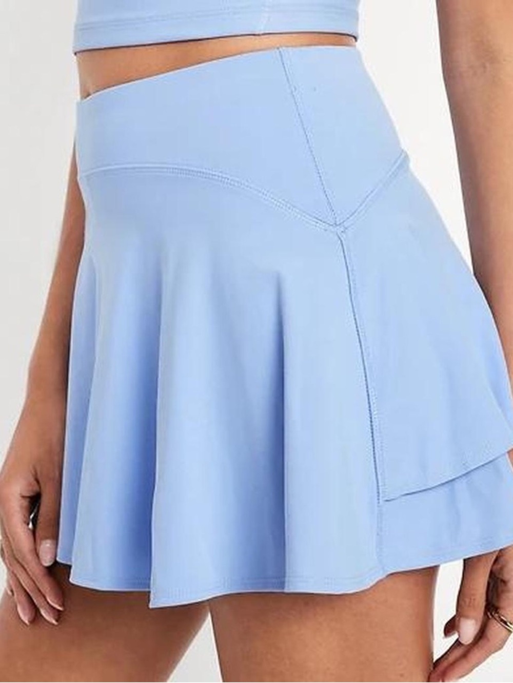 Old Navy Light Blue Women's Active Skater Skirt